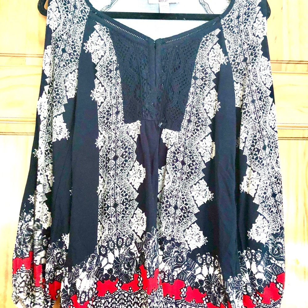 Spunky Original Cold Shoulder Blouse